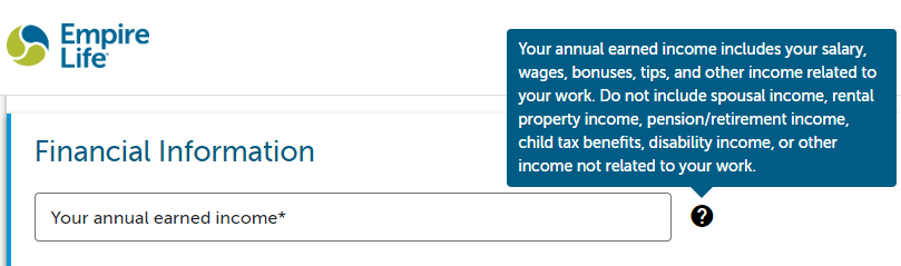Tool TipAnnual Income Fast-and-Full