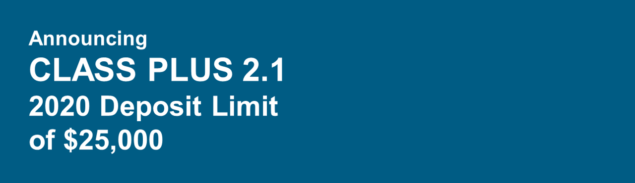 Class Plus 2.1 2020 deposit limit of $25,000