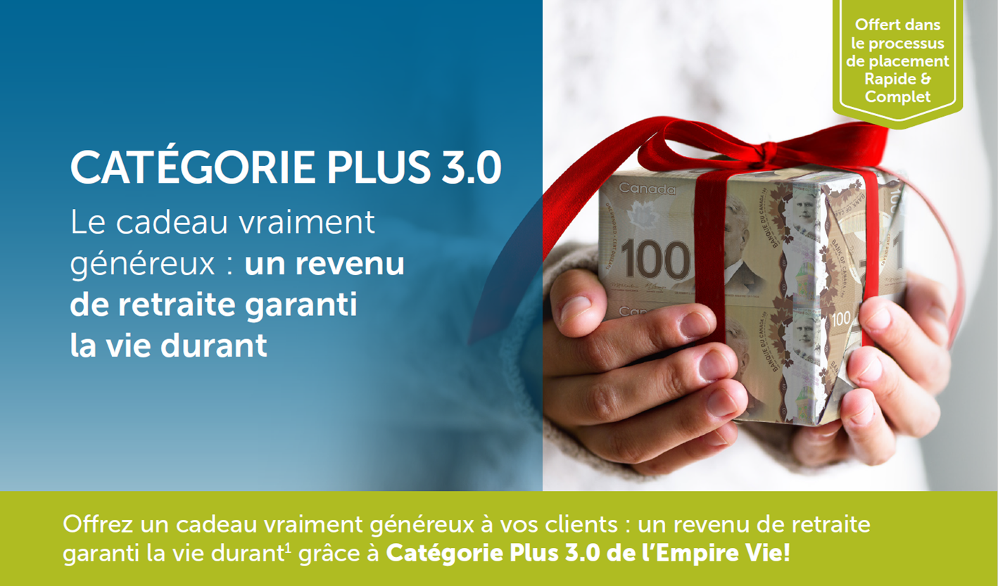Catégorie Plus 3.0 cadeau