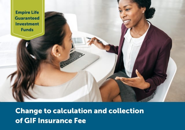 Change to collection of GIF Insurance Fee