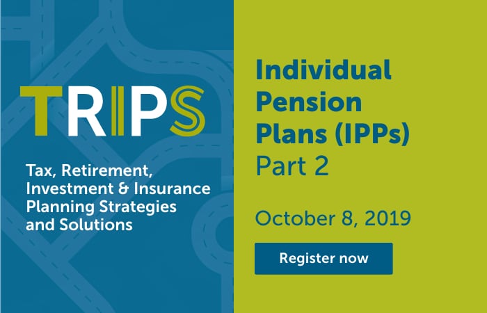 TRIIPSS webinar: Individual Pension Plans Part 2